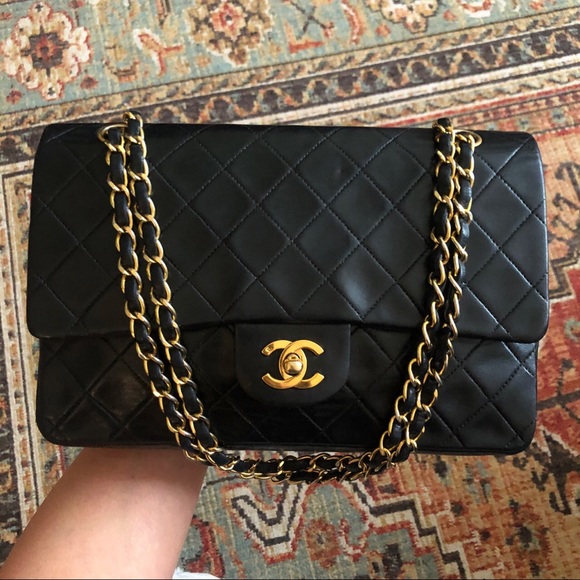 CHANEL Handbags - SOLD***Chanel Vintage Classic Medium Double Flap Bag